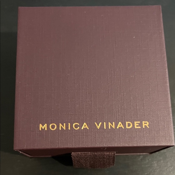 Monica Vinader Gold Nura Earrings - Picture 3 of 7